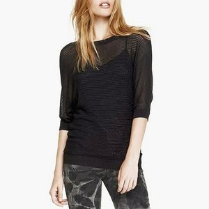 Express | mesh dolman top